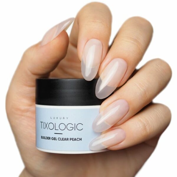 TIXOLOGIC PEACH CLEAR bygg gel 2076 - Bild 2